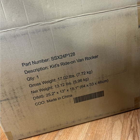 ❌SOLD❌Snap-on NEW Kid’s Ride-on Van Rocker - Picture 3 of 5